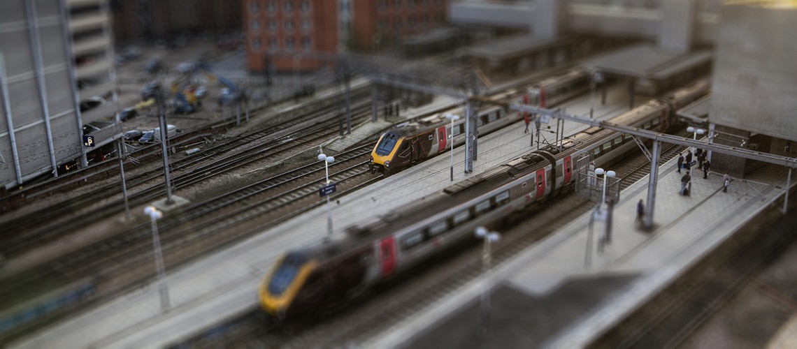 Tiny Leeds: Toy Trains by Tom Blackwell